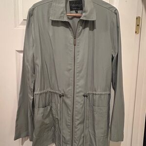 Sanctuary Lightweight Utility Jacket w/ Drawstring